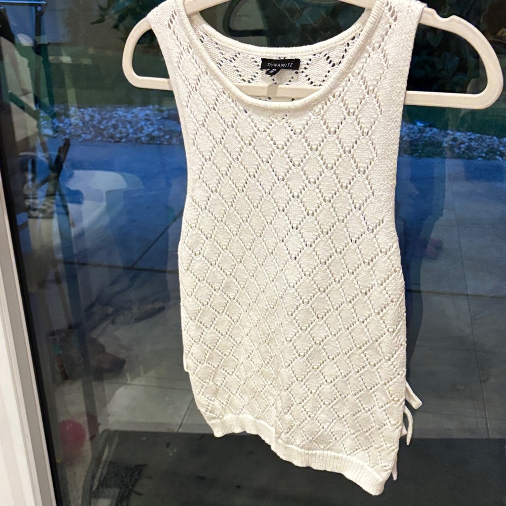 Dynamite Knit Sweater Tank Top
